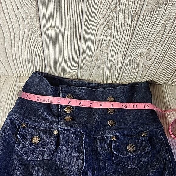 Lipstick Sailor Retro Flare Jeans Juniors Size 5 - Picture 10 of 12